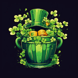 St. Patrick Tag Bierflaschenetikett