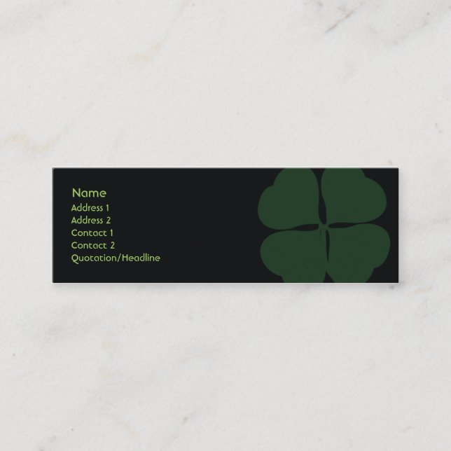 St Patrick Tag - dünn (Vorderseite)