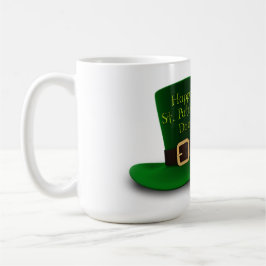 St Patrick Tag - Hut u. Klee u. Münzen Kaffeetasse