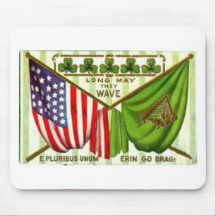 St Patrick Tag Mousepad