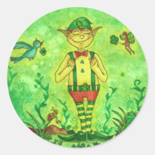 St Patrick Tagesaufkleber Runder Aufkleber