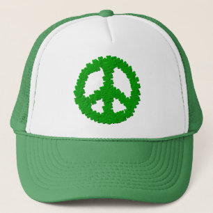 St Patrick Tagesfriedenszeichen Truckerkappe