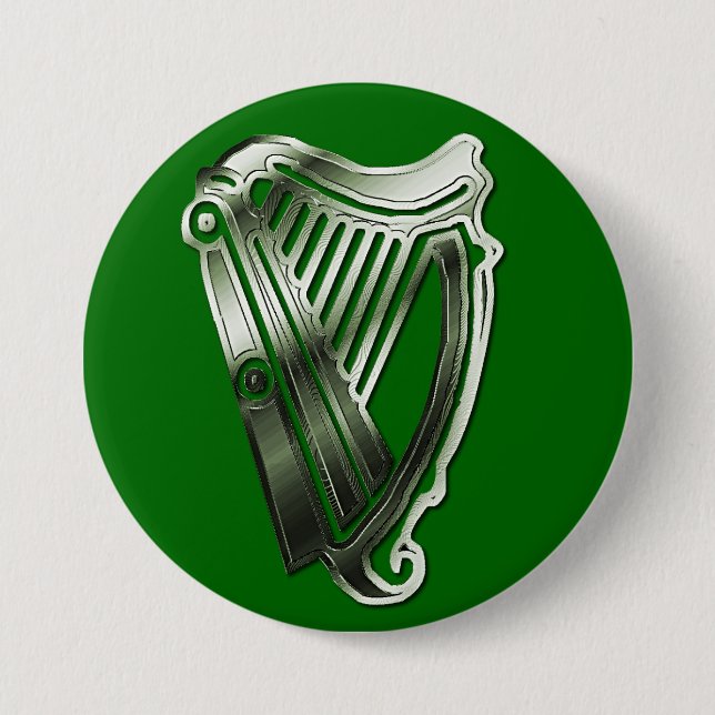 St Patrick Tagesharfe des Button (Vorderseite)