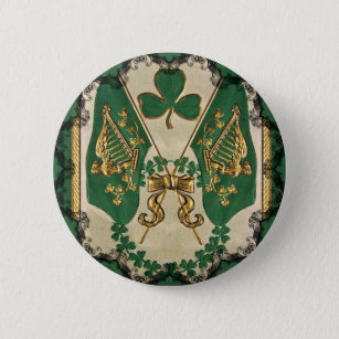 St Patrick Tagesiren-Knopf Button