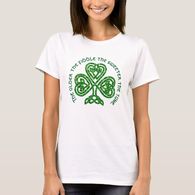 St Patrick Tagesiren-Sprichwort T-Shirt (Vorderseite)