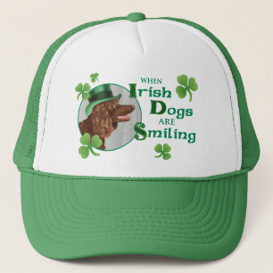 St Patrick Tagesirisches WasserSpaniel Truckerkappe