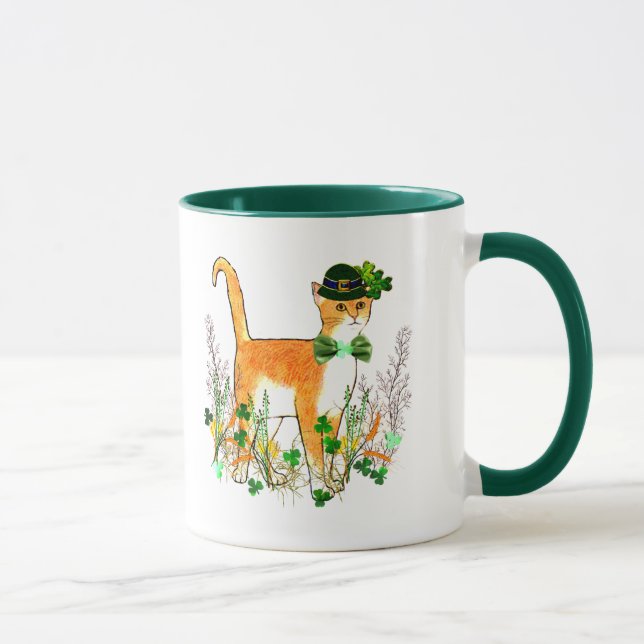 St Patrick Tageskatze Tasse (Rechts)