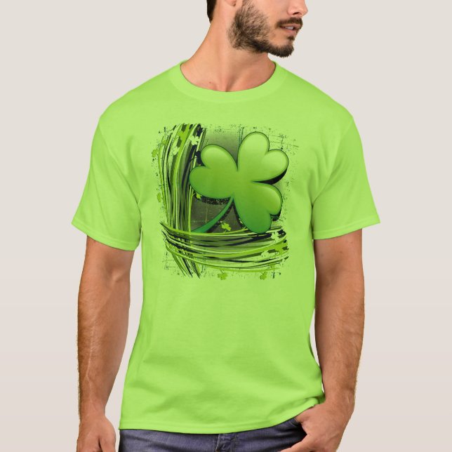 St Patrick Tagesklee T-Shirt (Vorderseite)