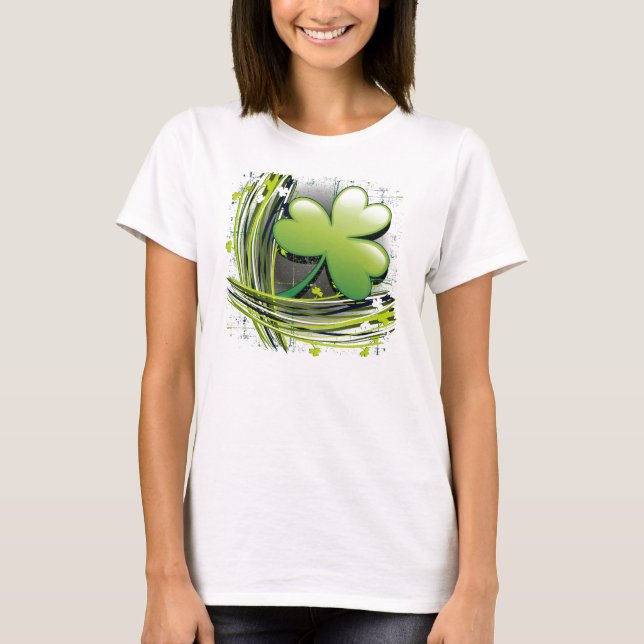 St Patrick Tagesklee T-Shirt (Vorderseite)