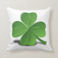 St Patrick TagesKleeblatt-Klee-Kissen