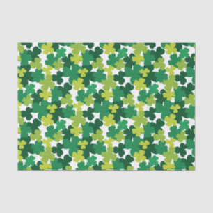 St Patrick TagesKleeblatt-Muster Seidenpapier