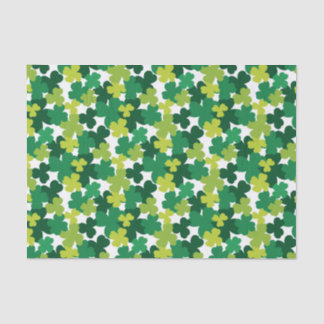 St Patrick TagesKleeblatt-Muster Seidenpapier