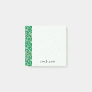St Patrick TagesKleeblätter addieren Namens3x3 Post-it Klebezettel