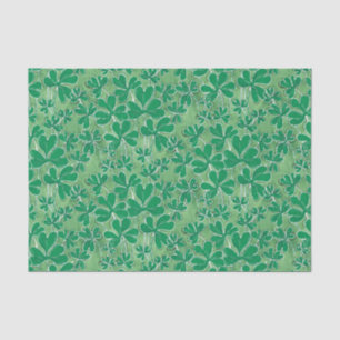 St Patrick TagesKleeblätter Seidenpapier