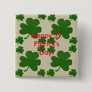 St Patrick Tagesknopf Button