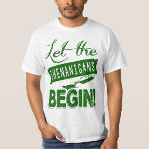 St Patrick TagesPartyShenanigans T-Shirt