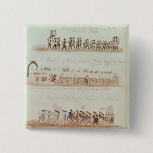 St Patrick Tagesprozession Button