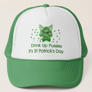 St Patrick Tagesscrapper-Katze Truckerkappe