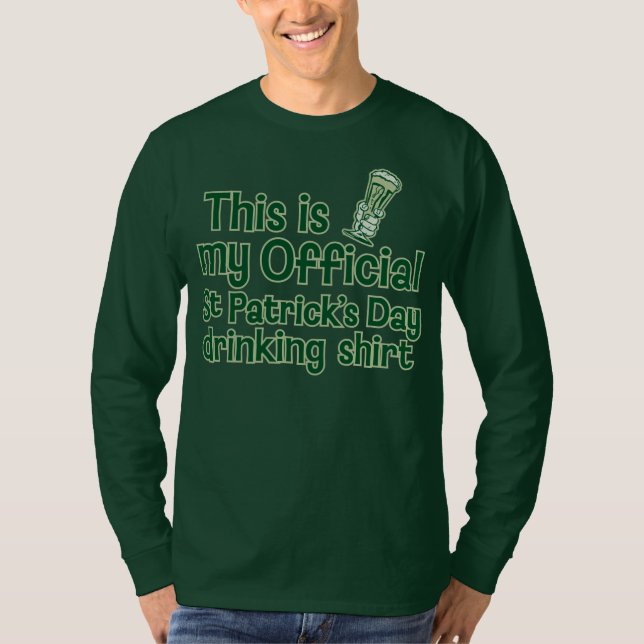 St Patrick Tagestrinkendes Shirt (Vorderseite)