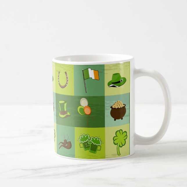 St Patrick Tageszusätze Kaffeetasse (Rechts)