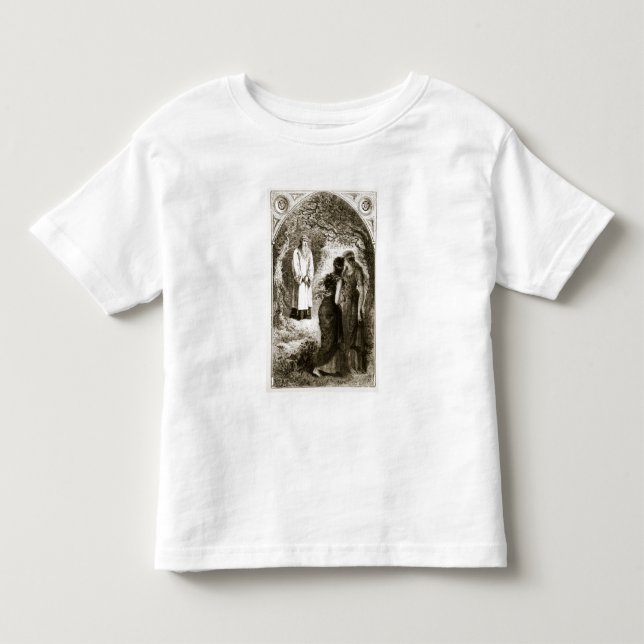 St Patrick traf sich durch Jungfrauen im Holz von Kleinkind T-shirt (Vorderseite)