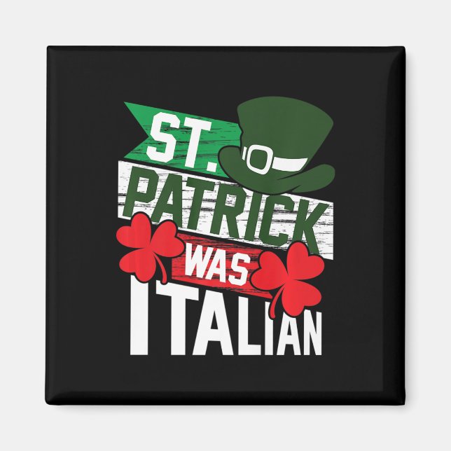 St. Patrick war der italienische Fun St. Patrick's Magnet (Vorne)