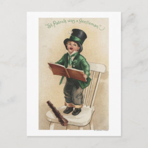 St. Patrick war ein Gentleman Postkarte