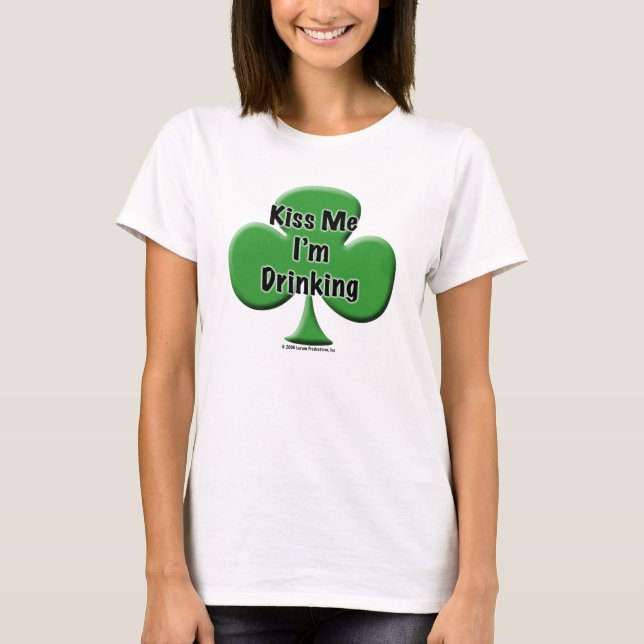 St- Patrickdamen-Shirt T-Shirt (Vorderseite)
