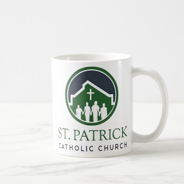 St- Patrickkaffee-Tasse Kaffeetasse (Rechts)