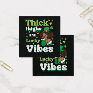 St Patricks Afro Dicke Oberschenkel Glückliche Vib