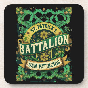 St. Patricks-Bataillon San Patricios Irisch-Mexika Getränkeuntersetzer