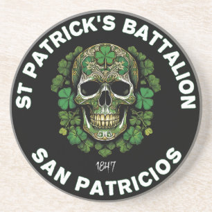 St. Patricks-Bataillon San Patricios Irisch-Mexika Getränkeuntersetzer