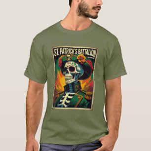 St Patricks Bataillon San Patricios Irisch-Mexikan T-Shirt