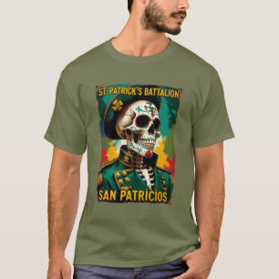 St Patricks Bataillon San Patricios Irisch-Mexikan T-Shirt