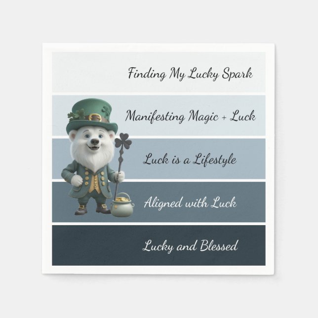 St. Patrick's Bestätigungsservietten Serviette (Vorderseite)