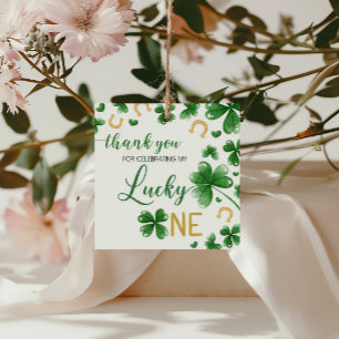 St Patricks Birthday Lucky One Gift Tag Geschenkanhänger
