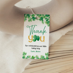 St Patricks Birthday Lucky One Gift Tag Geschenkanhänger