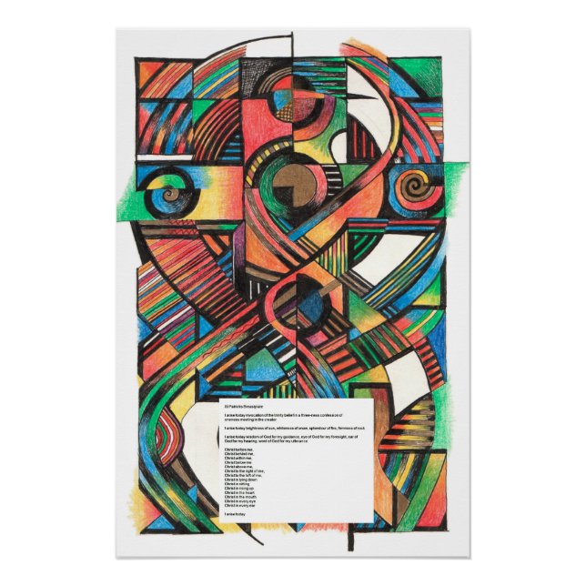 St Patricks Breastplate Poster (Vorderseite)