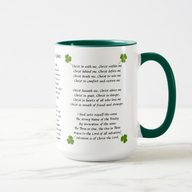 St Patrick's Breastplate Tasse (Rechts)