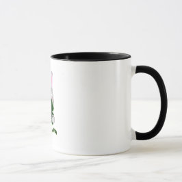 St. Patricks Bunny Proud zu irischem Kleeblatt Tasse