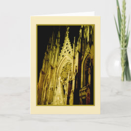 St. Patrick's Cathedral Holiday Card - Religiös Feiertagskarte
