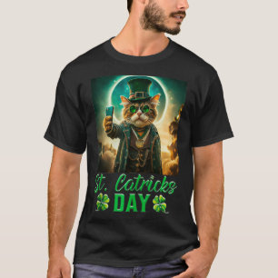 St Patricks Catricks Day Cats Saint Pattys Day T-Shirt