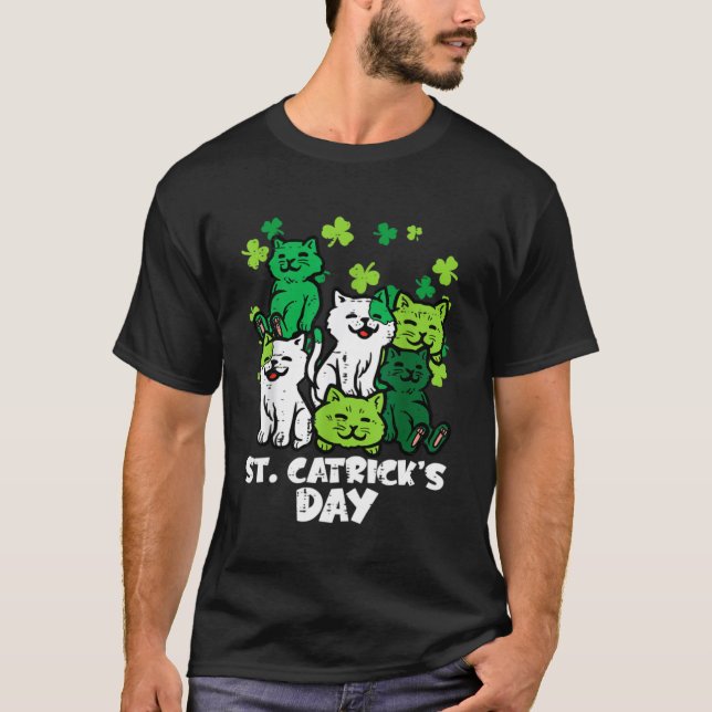 St Patricks Catricks Day Cats Saint Pattys Women G T-Shirt (Vorderseite)