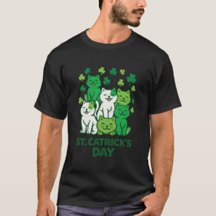 St Patricks Catricks Tag Katzen Lustig Langarm T-Shirt