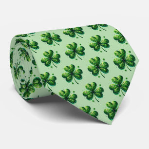 St. Patrick's Clover Herren Krawatte