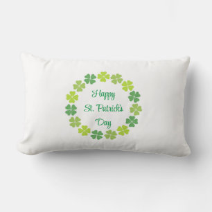 St. Patrick's Clover Kissen
