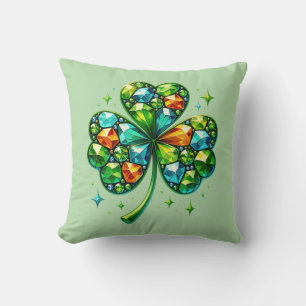 St. Patrick's Clover Kissen