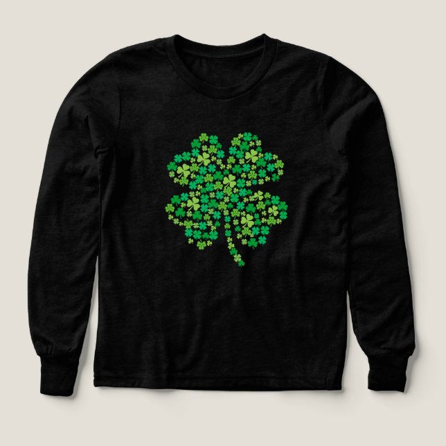 St. Patrick's Clover T-Shirt (Design Vorderseite)