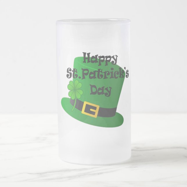 St. Patricks Custom 16oz Mattierte Tasse (Mittel)