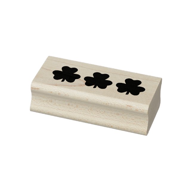 St Patricks d Day 3 Kleeblatts Briefmarke Gummistempel (Stempel)